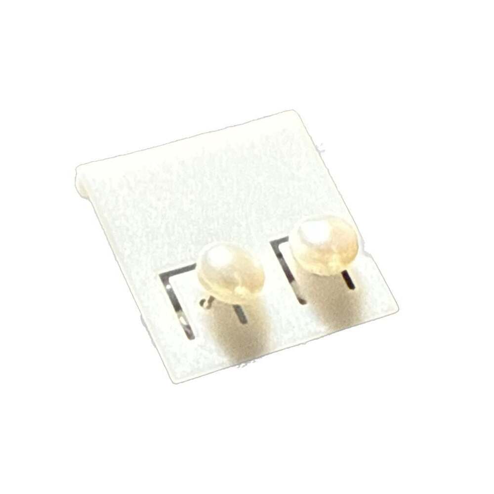 Natural Freshwater Pearl Stud Earrings Pierced Silver Posts NEW